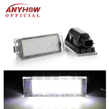 

2PCS Car LED License Plate Light For Renault Megane 2 Clio Laguna 2 Megane 3 Twingo Master Vel Satis Opel Movano Number Lamps