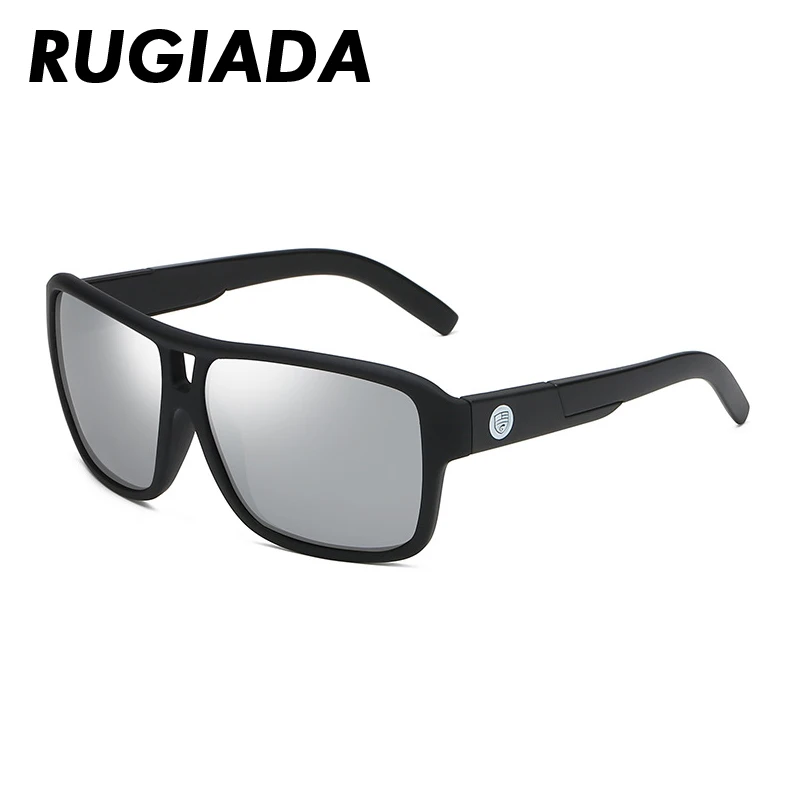 RUGIADA брендовые Классические поляризованные солнцезащитные очки для мужчин и женщин для вождения квадратная оправа солнцезащитные очки мужские очки UV400 Gafas De Sol RA2026