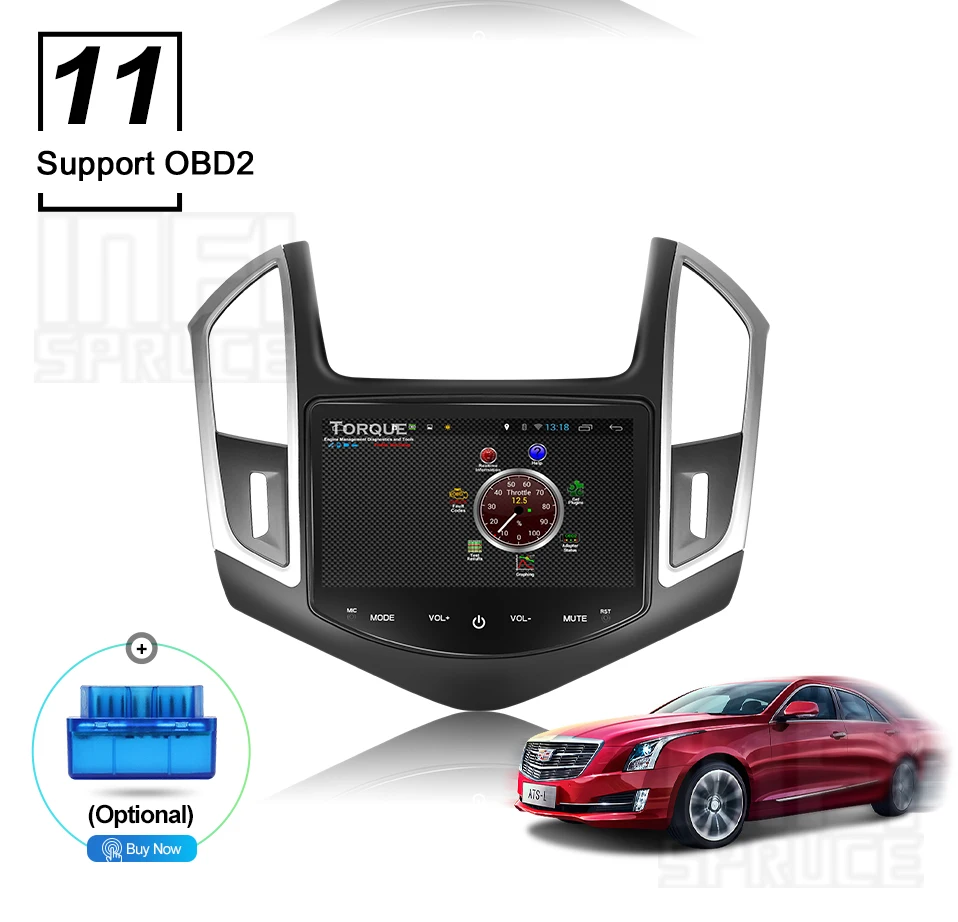 Android 9,0 автомобильный dvd gps плеер для Chevrolet Cruze 2013 с радио gps навигацией Поддержка Зеркало Ссылка руль