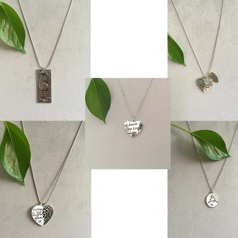

Love Dollar Bills Love People Head Zinc Alloy Necklace Sweater Chain Choker