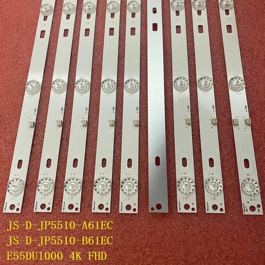 5 대 = 45pcs LED 백라이트 스트립 PEERLESS 55 스마트 TV 5530 JS-D-JP5510-A61EC/B61EC E55DU1000 4K FHD