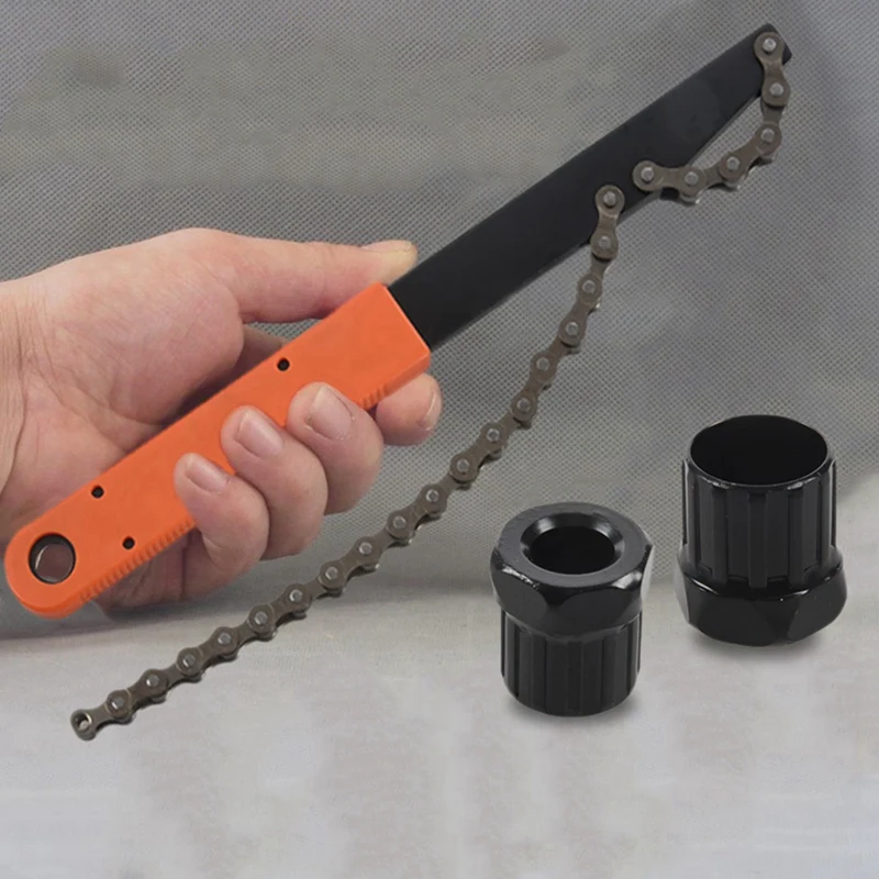 Велосипед Freewheel Turner Chain Whip кассета инструмент для снятия звездочки набор инструментов Инструменты для ремонта свободного колеса