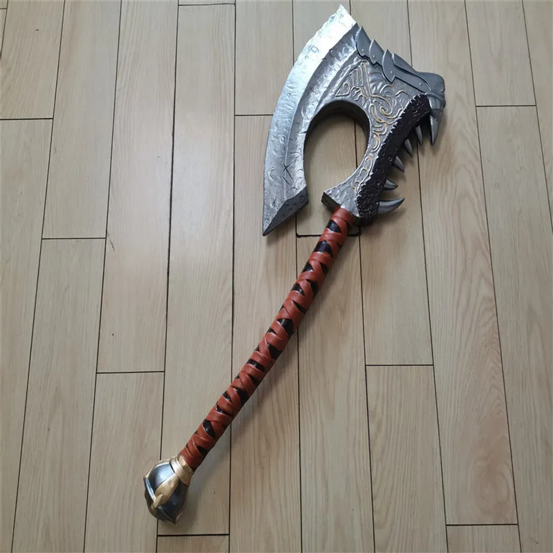 warcraft 82cm plutônio incrível batalha machado prop