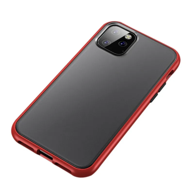 

Soft TPU Magnetic Absorption Case For IPhone 11/11 Pro Max/11 Pro Matte Transparent Cover Anti-dirt Anti-drop Scratch-proof