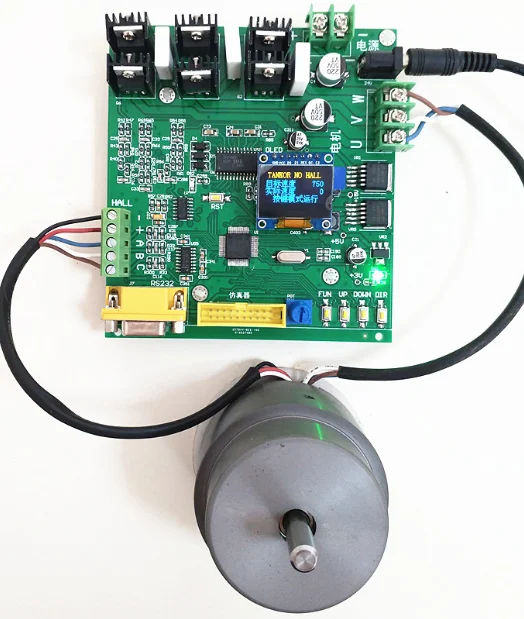 Stm32f1 BLDC постоянный магнит синхронный двигатель PMSM макетная плата 15A (для