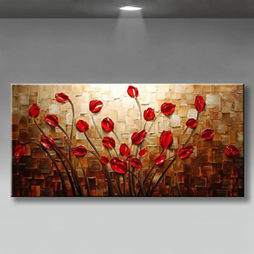 Preise Rahmenlose Hand bemalt Abstrakte Ölgemälde moderne Dickes öl Messer weiß blumen auf Leinwand Bilder wand Kunst Wohnkultur
