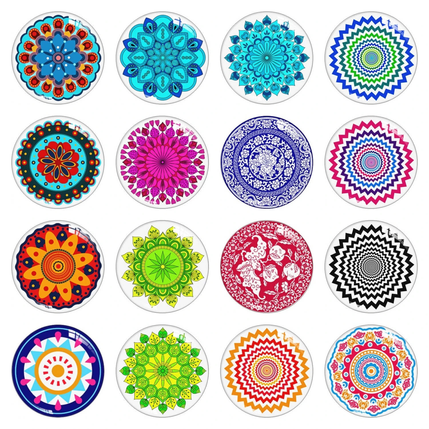 Цветные цветы круглые фото стекло кабошон Demo плоская задняя 12 мм 16 18 20 25 30 Datura