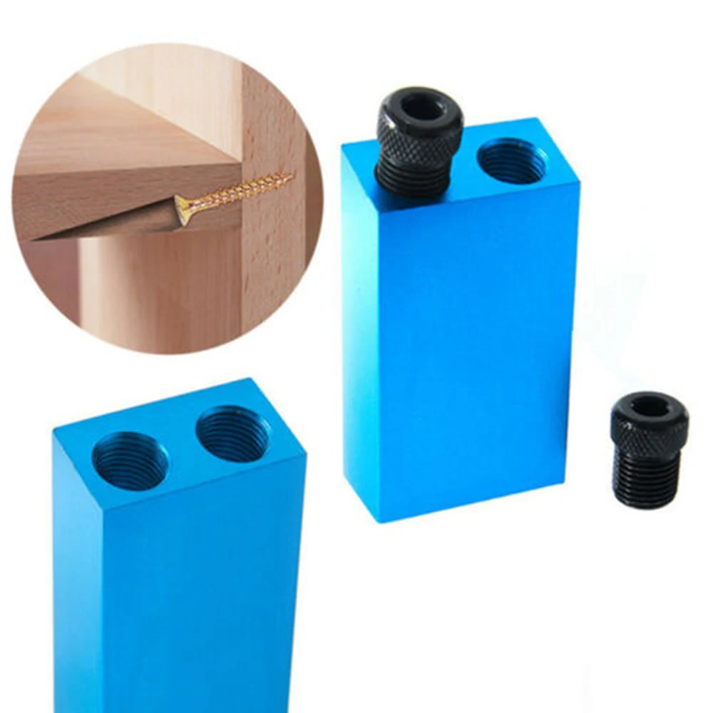 

Woodworking Pocket Hole Screw Jig Adapter Drill Carpenter Wood Joint Tools Set