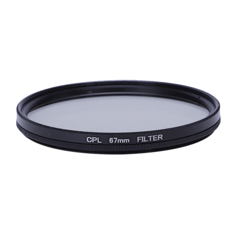 FFYY-67mm круговой поляризационный фильтр с двойной резьбой-CPL для Canon Nikon EF 70-200 мм