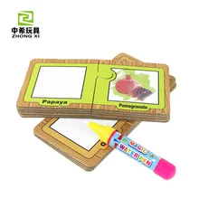 Zx1396 Magic Explicit Water Painting Board Graffiti Children Environmentally Friendly qing shui ban CHILDREN'S Toy Fruit Series