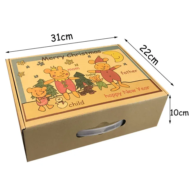 Christmas mouse family dollhouse cute stuffed animal dolls kids christmas presents soft mouse plush toys High quality box doll 5