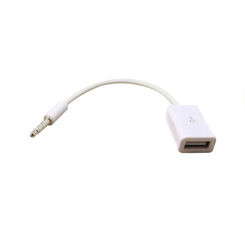 Автомобильный Кабель переходник с разъемами AUX и USB 3 5 для MP3 синхронизации 2 0