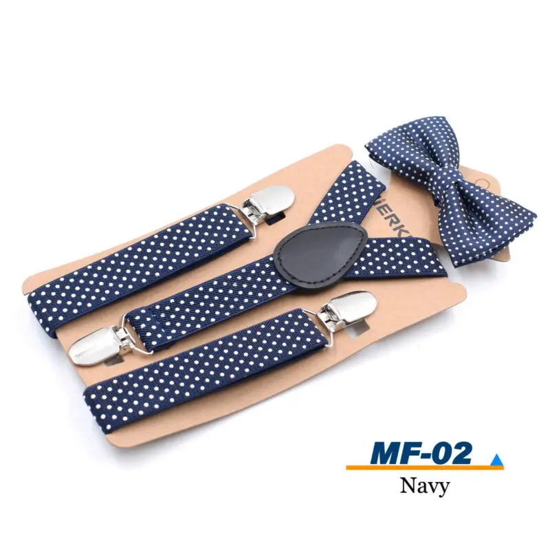 

Pudcoco New 12 Styles Boy Girl Kid Polka Dot Suspender and Bow Tie Fancy Dress Braces Fashion Adjustable