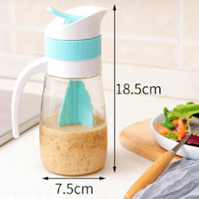 ABRA-2Pcs кухня смешивания чашки салат сок бутылка с ручным вращением салат туалетный мешалка приправа соус Дип соус S