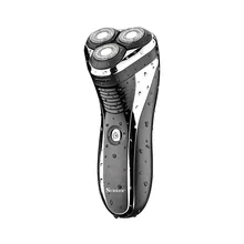 Электробритва с тремя головками, плавающий шпон, зарядка через usb, полностью Моющаяся