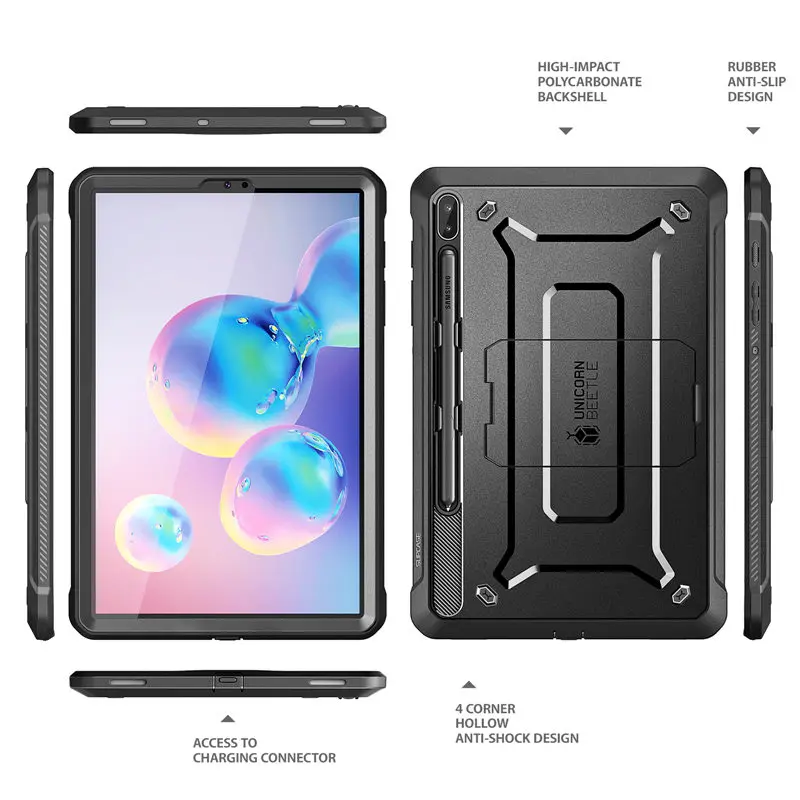 SUPCASE для Galaxy Tab S6 Чехол 10,5 дюймов() SM-T860/T865/T867 UB Pro Прочный чехол со встроенной защитной пленкой