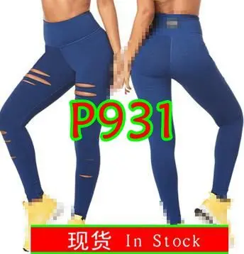 Женские штаны для танцев, штаны для йоги, длинные леггинсы P767 878 - Цвет: 931 blue