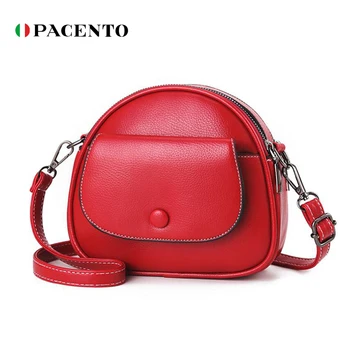 

Pacento Female Small Bags for Women Round Bolsa Handbag Pu Leather Luxury Designer Lady Sling Shoulder Messenger Crossbody Bags