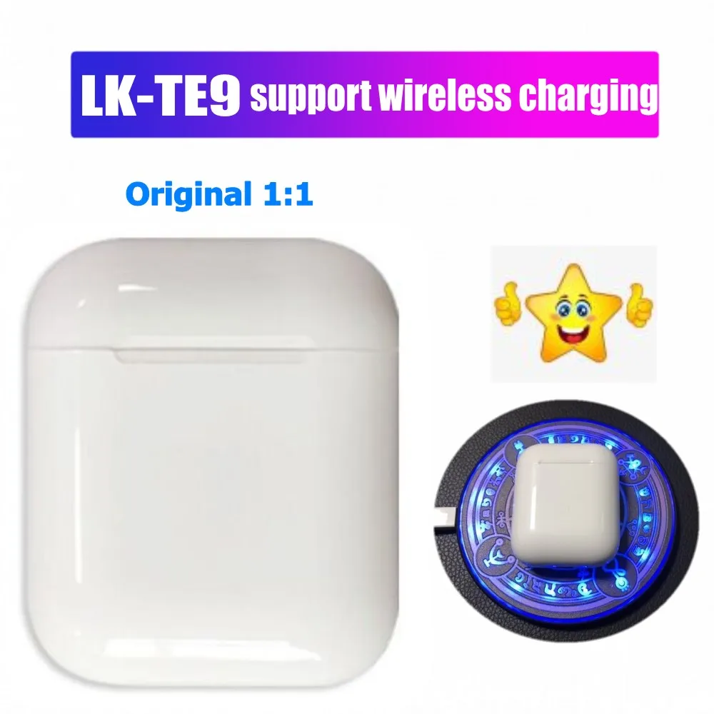 Оригинальные LK-TE9 1:1 Беспроводные Bluetooth 5,0 стерео басовые наушники LK-TE8 спортивные наушники для iphone Android телефонов PK i10 i100 tws