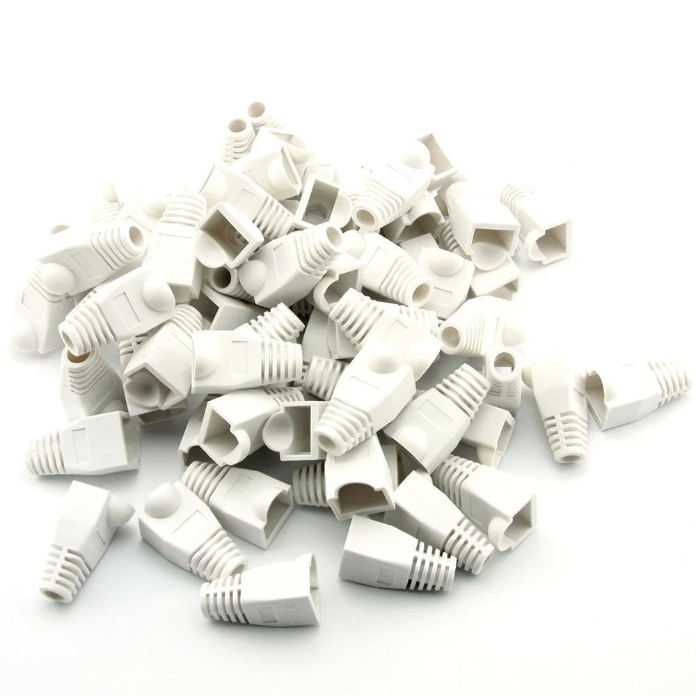 VONETS 100 шт. CAT5E CAT6 RJ45 RJ 45 8P8C 8 P 8C C Ethernet сетевой кабель линейный провод разъем Натяжная