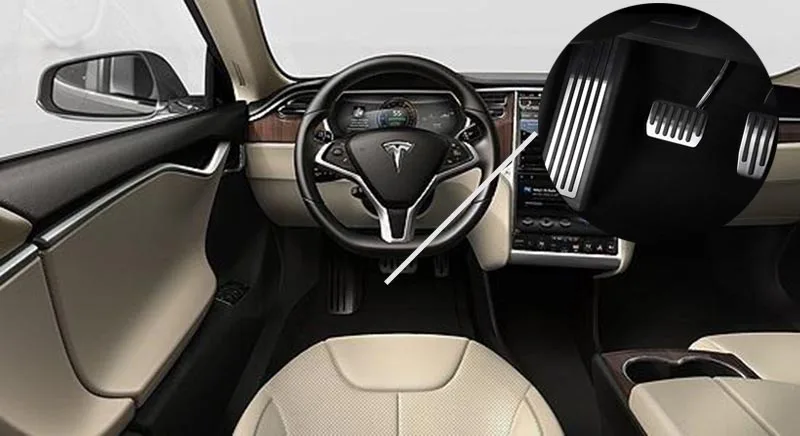 Tesla модель 3 алюминиевый сплав ножная педаль Противоскользящий акселератор газ педаль тормоза Отдых Педали колодки коврики покрытие аксессуары для автомобиля Стайлинг