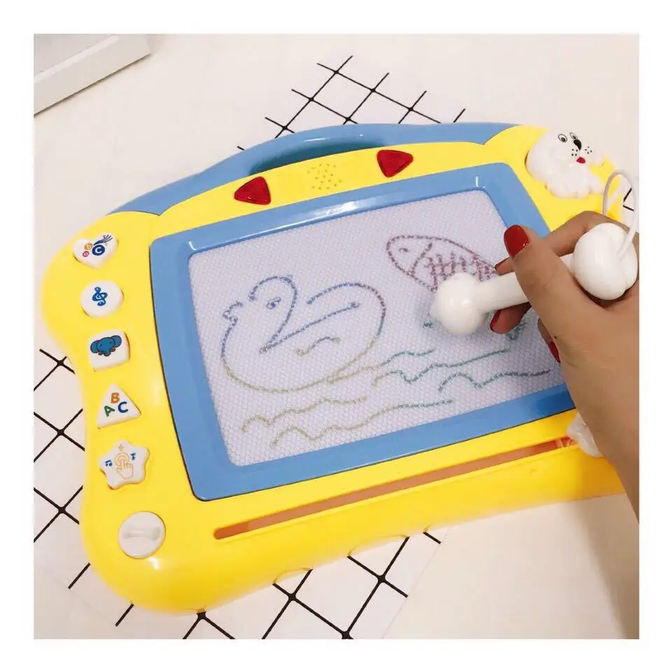 

Kindergarten Large Size Color Multi-functional Magnetic Drawing Board Plastic Cartoon WordPad Graffiti Children Multi-functional