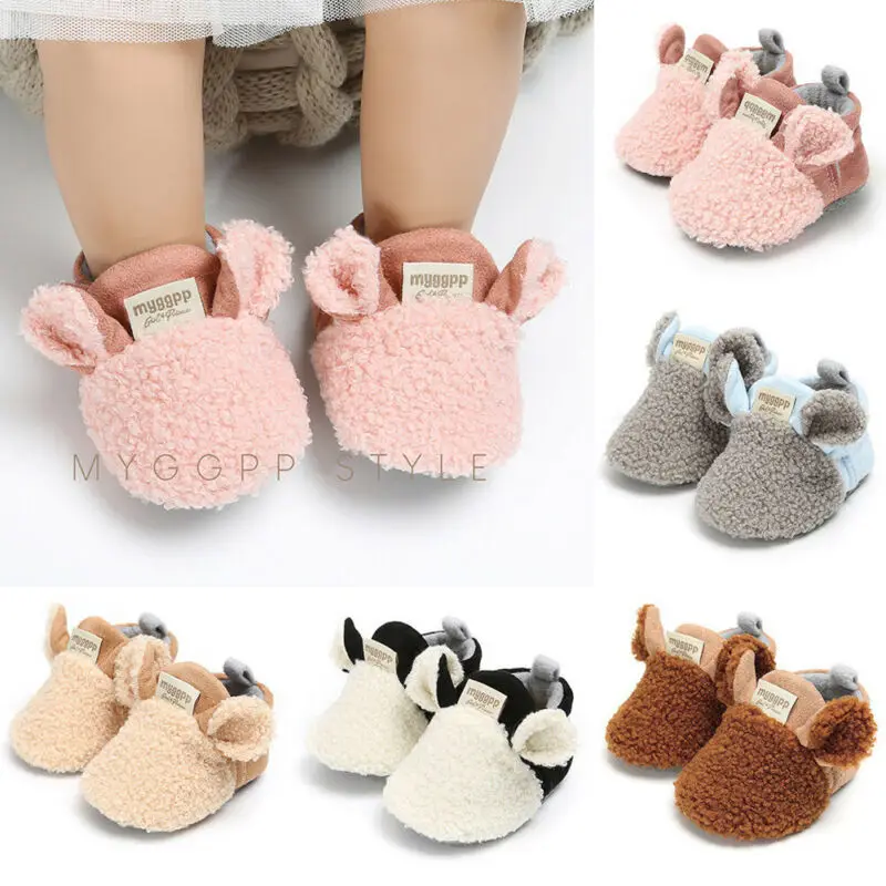 

Hot Sale New Baby Infant Kids Girl Bowknot Shoes Soft Sole Crib Prewalker Newborn Shoes