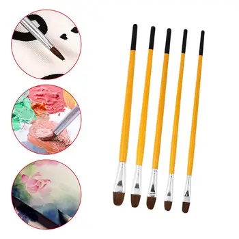 

Brush Pen Draw Major Gouache Oil Painting Various Models Flat Peak Durable Delicate Hair Pencil Langhao Brush-Pencil