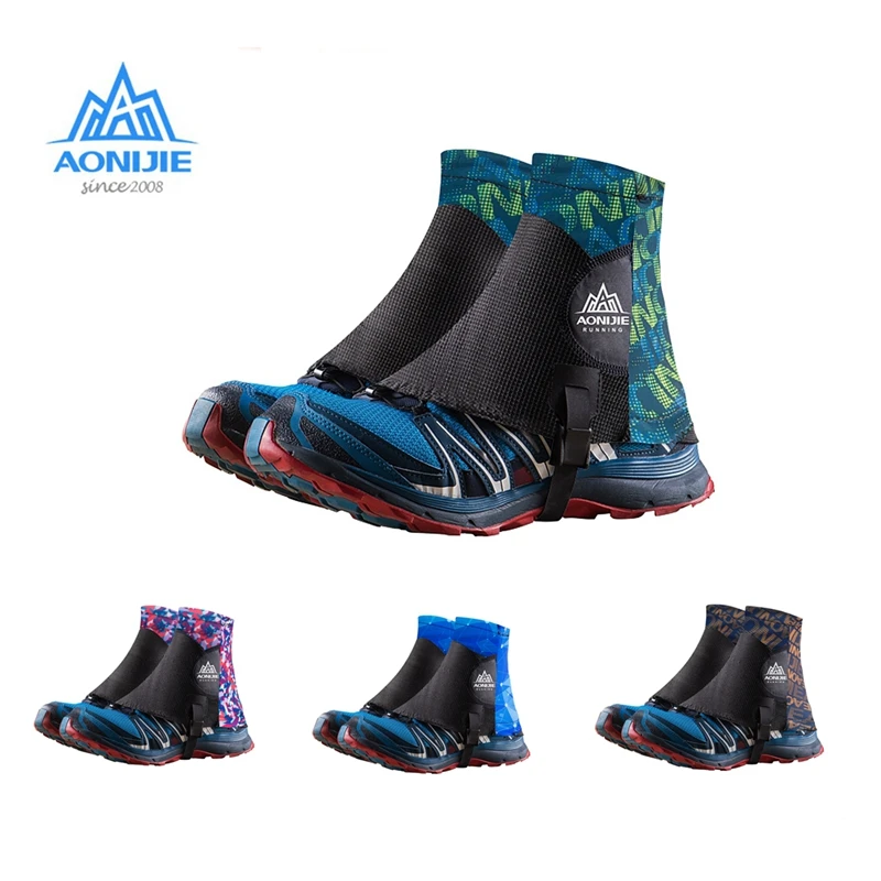 Aonijie Outdoor Unisex High Trail Reflective Gaiters Protective Sandproof  L8W0 
