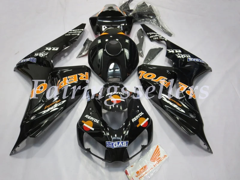 Special Repsol Литьевая Форма ABS Полный комплект обтекателя Подходит для Honda CBR1000RR 06 07 2006 2007 1000RR Обтекатели Желтый Росси - Цвет: Special Repsol
