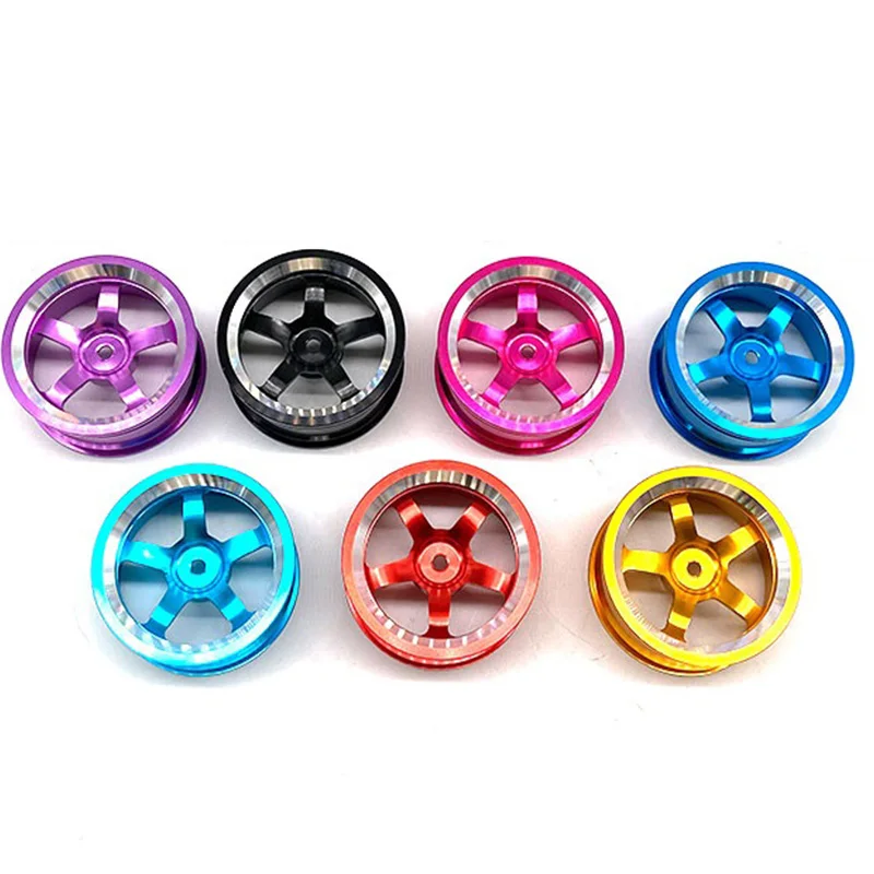 4 шт. алюминиевые 52 мм колесные диски для RC 1/10 на дороге Drift Traxxas HSP Tamiya HPI Kyosho RedCat SAKURA
