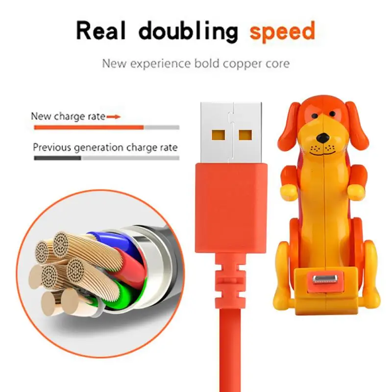 Mr NEW Mini Humping Spot игрушка собака смартфон кабель для передачи данных зарядное устройство 1 м зарядный кабель милый micro usb быстрая зарядка кабель питания