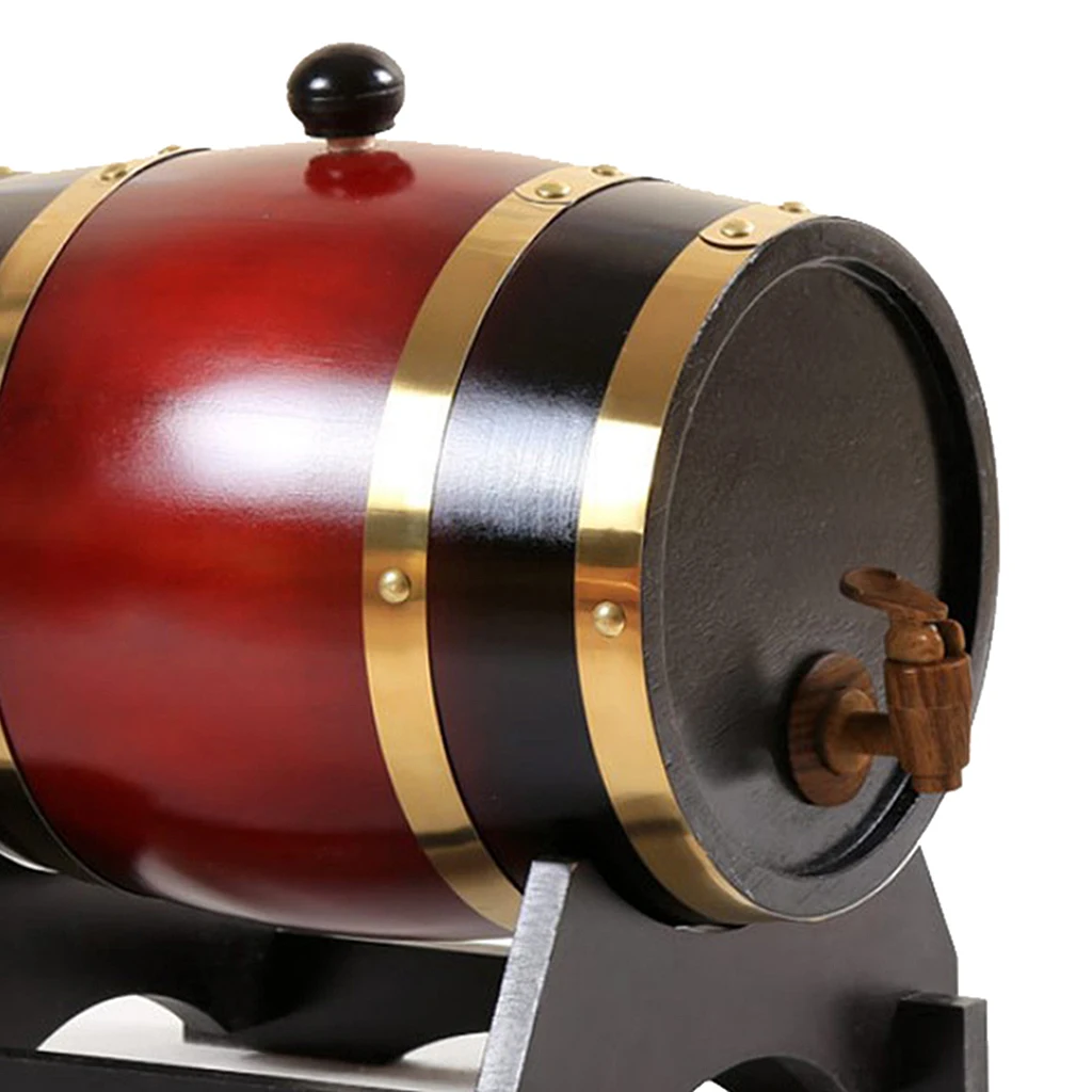 Oak Wine Barrel Brewing Port Storage Casks For Whiskey Home Hotel Decoration
