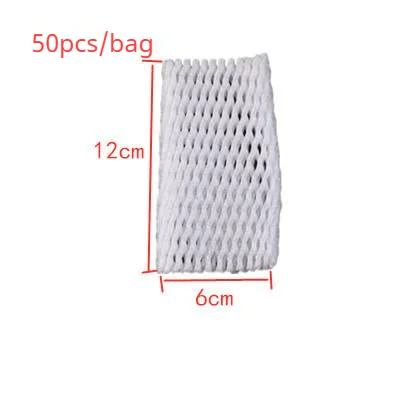 Foam Net sleeve Pocket Shockproof Protection Transport Packing Wine Glass Bottle Fragile Items Vegetable Fruit Thicken Mesh Bag 12X6CM