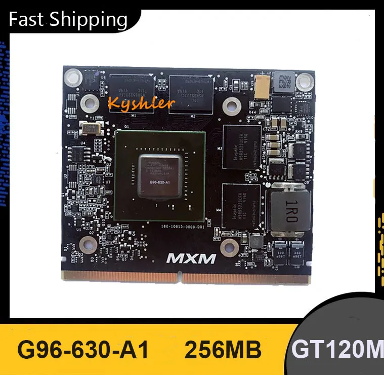 Original GT120 GT120M G96-630-A1 Video VGA Graphics Card M76XT G96 K51 256MB for iMac A1225 A1279 24 " Early 2009 661-4990