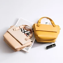 Натуральная кожа сумки для женщин дамы Весна Лето плечо через плечо tote Мода Мини Личи узор коровьей сумки подарок