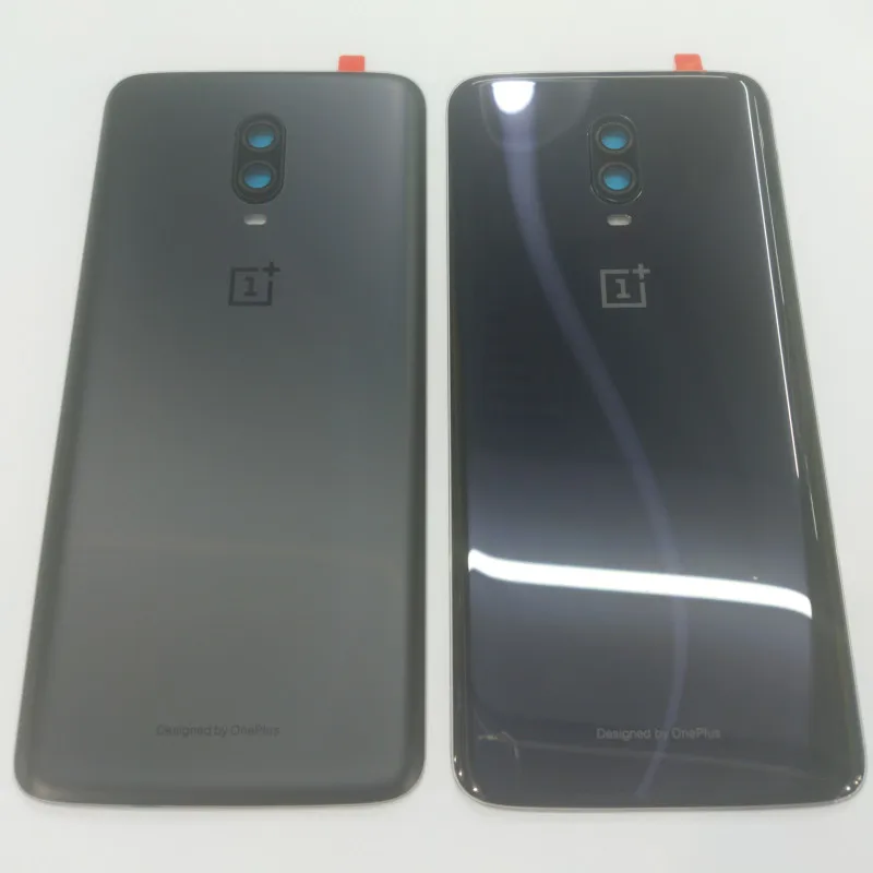 Материал стекло задняя крышка корпуса для one plus oneplus 6T SIX Задняя крышка батареи чехол+ объектив камеры запасные части