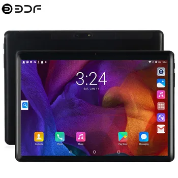 

10.1 inch Tablets Android 7.0 Tablet 3G Phone Call Quad Core 32GB ROM Bluetooth 4.0 Wi-FI 2.5D Steel Screen Tablet PC