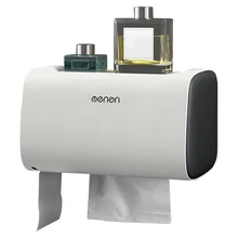 Mengni лоток для туалетной бумаги для ванной комнаты водонепроницаемый настенный держатель для туалетной бумаги полка рулонная коробка для хранения бумажных трубок креативный лоток