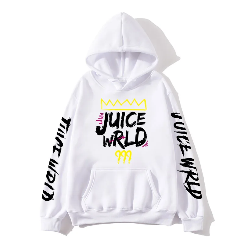 2020 черно белые красные толстовки J UICEWrld с капюшоном juice wrld juicewrld ловушка rap rainbow glitch