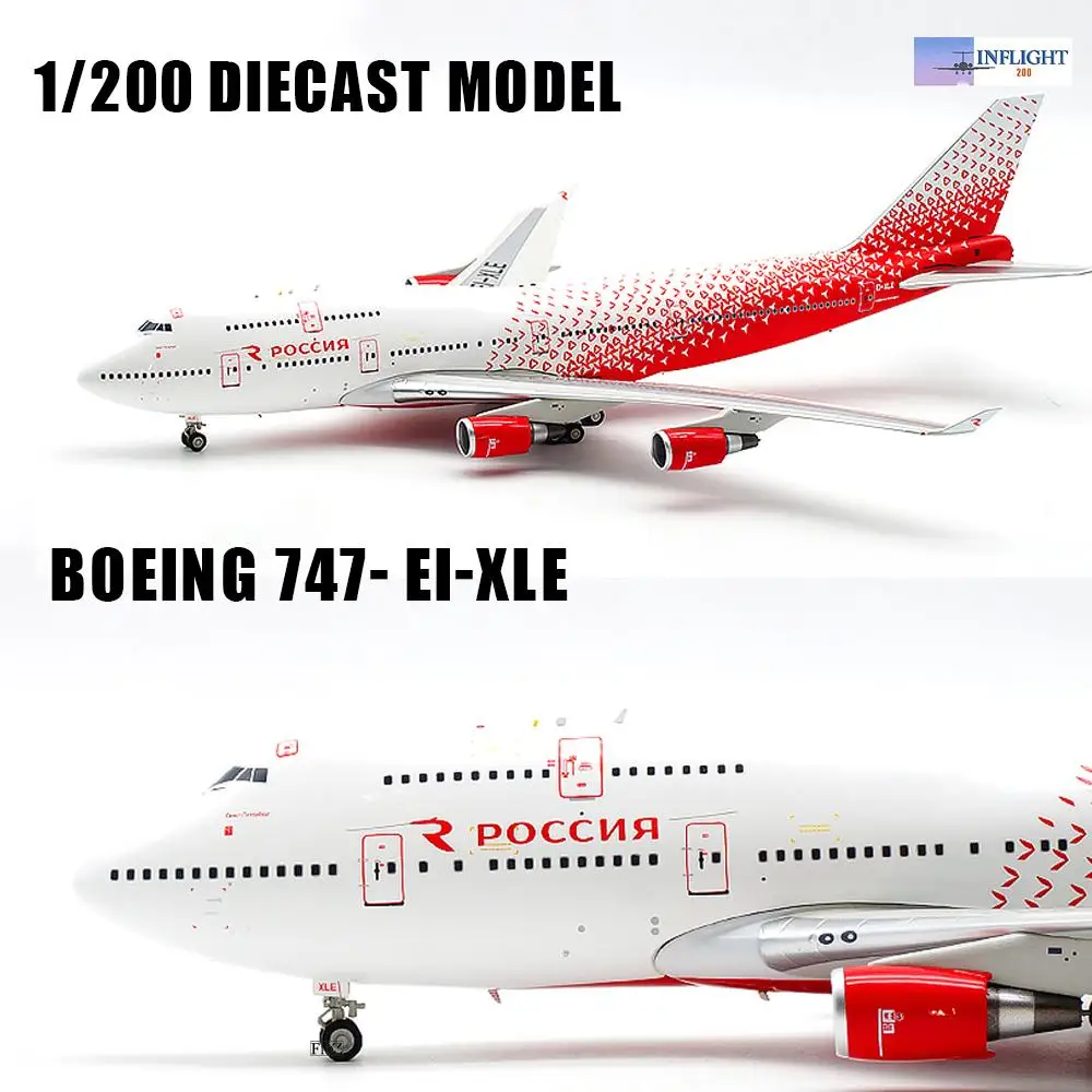 

POCCNR BOEING 747- EI-XLE 1/200 diecast plane model aircraft JFOX