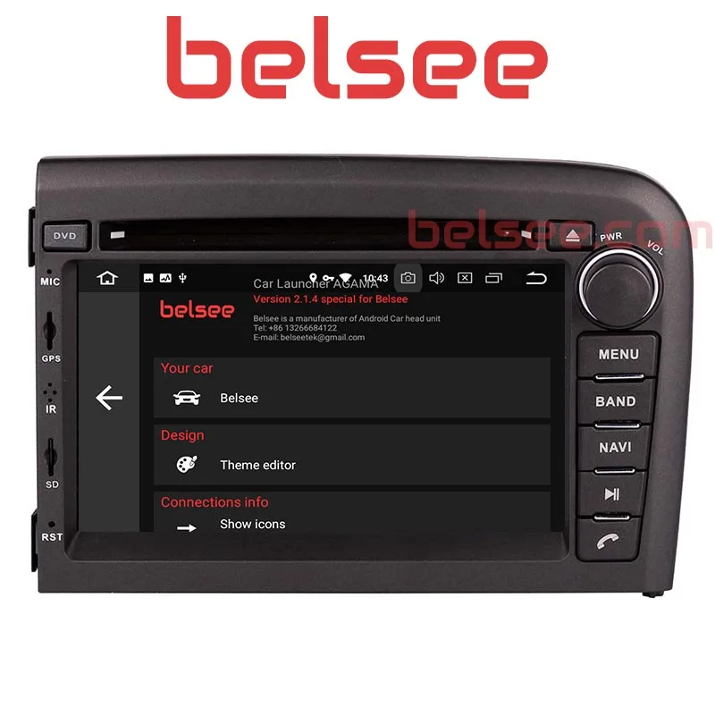 Belsee 4 ГБ gps Android 9,0 автомобильный dvd-плеер радио головное устройство Авторадио для Volvo S80 1998 1999 2000 2001 2002 2003 2004 2005 2006