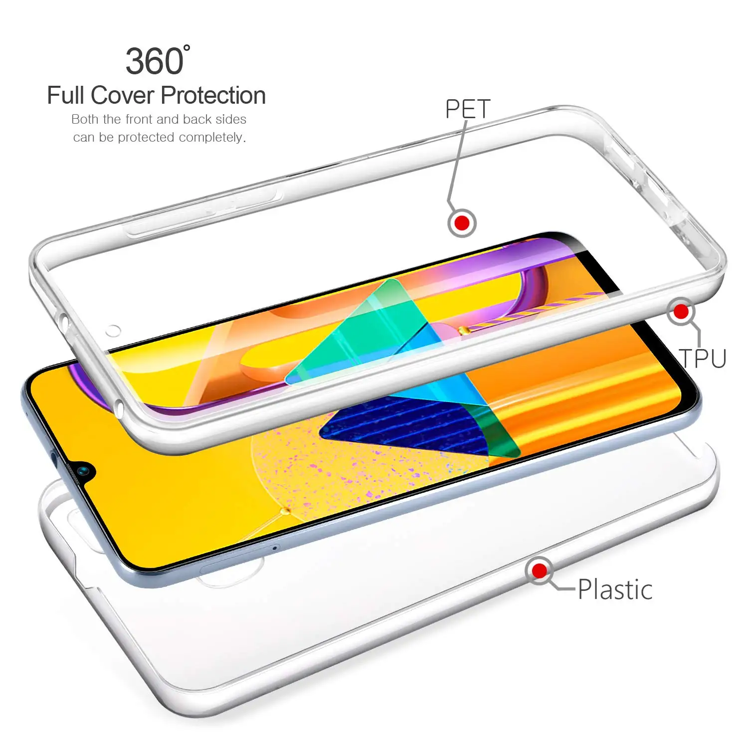 360 Полный корпус чехол для samsung Galaxy S10 S10E S8 S9 Plus Note 10 8 9 A10 A20 A30 A40 A50 A70 A20E A20S A70S A50S крышка PET+ PC