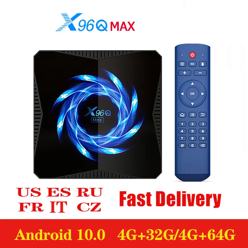 

2020 version X96Q max H616 Smart TV Box Android 10 10.0 4K HD Youtube Media Player Netflix TV 2.4G / 5G Wifi Set Top Box PK H96