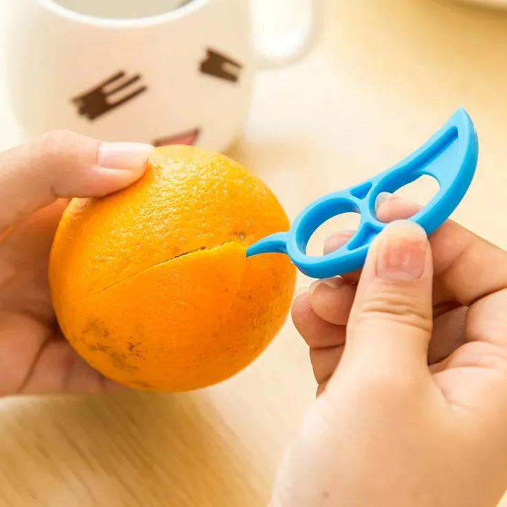 Orange and lemon peeler, slicer, cutting machine, fruit and vegetable quick peel practical environmental plastic