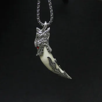 

Tribal Stark Wolf tooth Necklace True tooth Accessories Fashion Jewelry For man