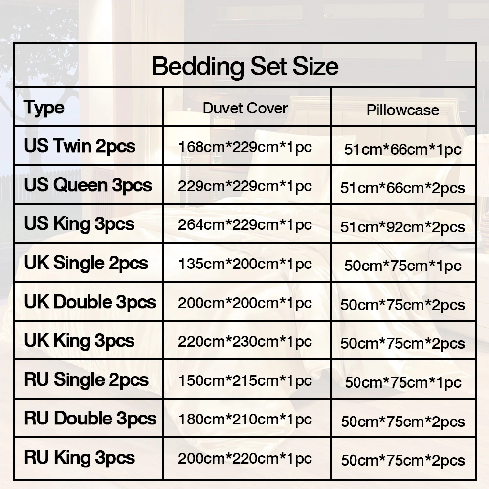 Сатиновое шелковое постельное белье, роскошный комплект постельного белья, пододеяльник и наволочка для одного двойного постельного белья