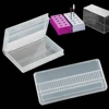 20 Slots Clear Nail Drill Bit Plastic Storage Box Holder Container Manicure Cutters Display Nail Accessorie ► Photo 2/6