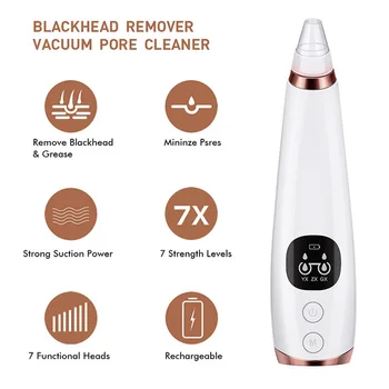 

Blackhead Removal Instrument Electric Pore Cleaner Blackheads Electric Acne Clean Exfoliating Cleansing face Facial Instrument