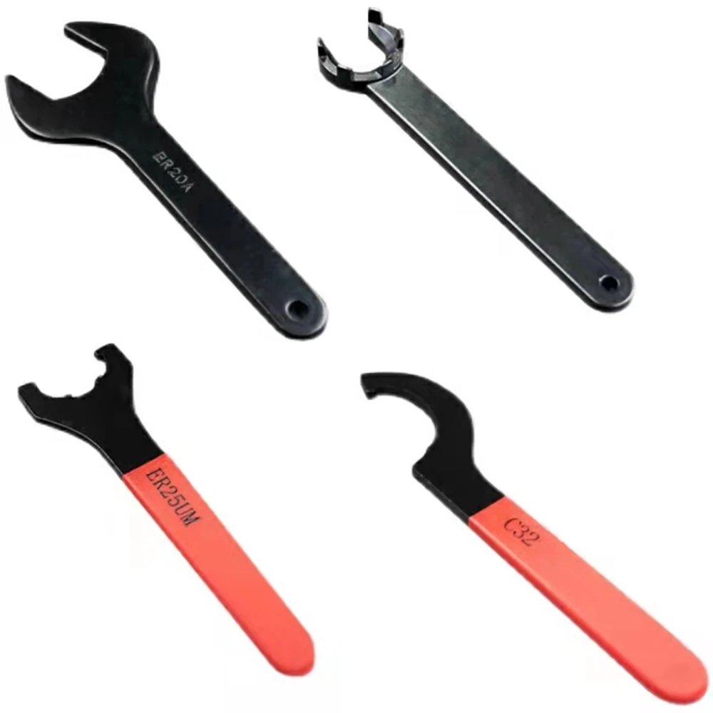 A/M/UM Type ER Collet Chuck ER8A/ER11A/ER16A/ER20A/ER25UM/ER32UM/ER40UM Nut Wrench CNC Milling Tool Lathe Tools ER Spanner
